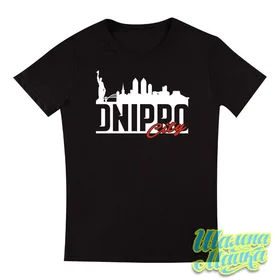 Прикольные футболки: Dnipro City black